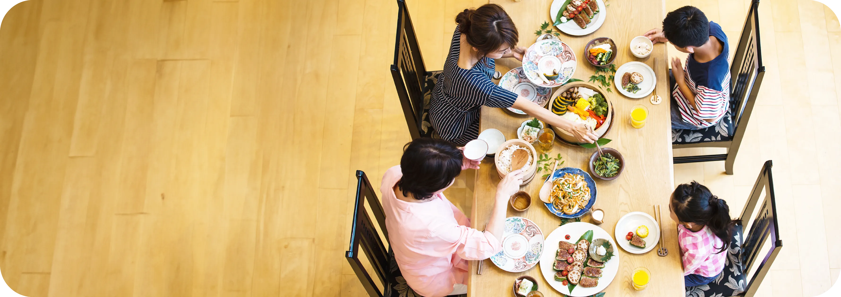 おいしくて安全な食品を、世界の食卓に届ける